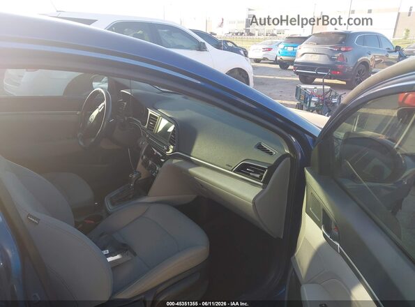 5NPD84LF4KH453884 2019 HYUNDAI ELANTRA Blue Tył prawy