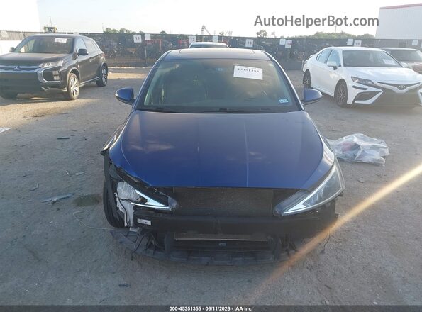 5NPD84LF4KH453884 2019 HYUNDAI ELANTRA Blue Widok z tyłu
