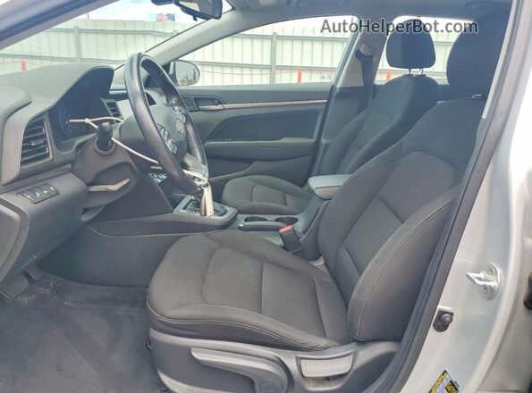5NPD84LF4KH461158 2019 HYUNDAI ELANTRA Silver Սալոնի դիմացի տեսք