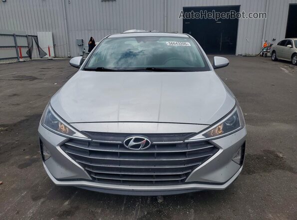 5NPD84LF4KH461158 2019 HYUNDAI ELANTRA Silver Դիմացի տեսք