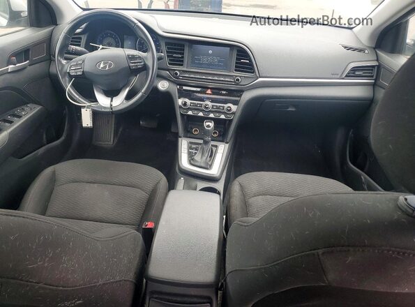 5NPD84LF4KH461158 2019 HYUNDAI ELANTRA Silver Առջևի վահանակի տեսք