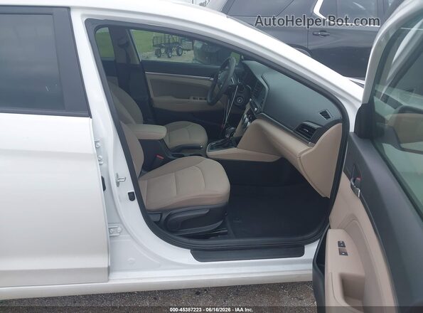 5NPD84LF4KH467929 2019 HYUNDAI ELANTRA White Սալոնի դիմացի տեսք