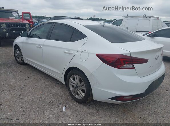 5NPD84LF4KH467929 2019 HYUNDAI ELANTRA White Հետևի ձախ