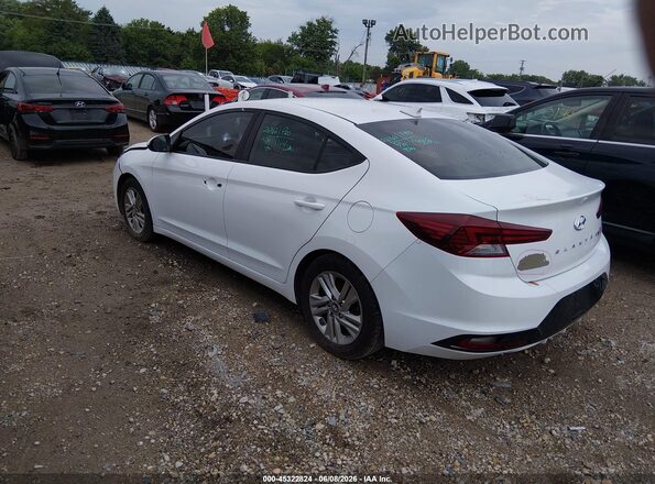 5NPD84LF4KH481877 2019 HYUNDAI ELANTRA Белый Задняя левая четверть