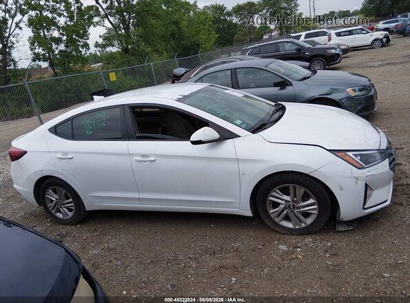 5NPD84LF4KH481877 2019 HYUNDAI ELANTRA Белый Вид задней части салона