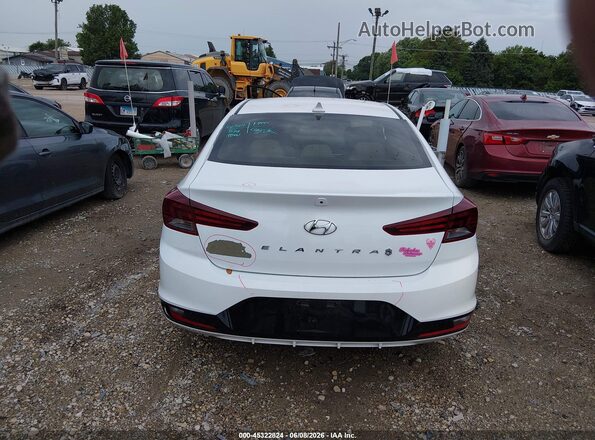 5NPD84LF4KH481877 2019 HYUNDAI ELANTRA Белый 