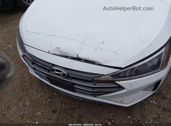 5NPD84LF4KH481877 2019 HYUNDAI ELANTRA Белый 