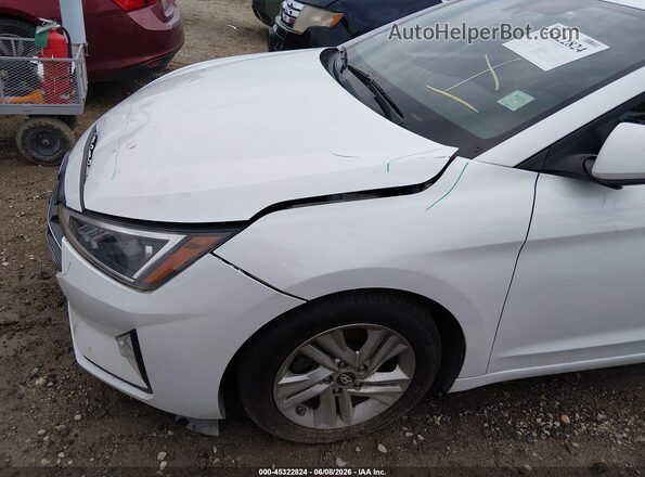 5NPD84LF4KH481877 2019 HYUNDAI ELANTRA Белый 