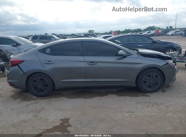 5NPD84LF4LH506357 2020 HYUNDAI ELANTRA Gray Widok wnętrza z tyłu