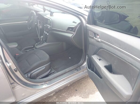 5NPD84LF4LH506357 2020 HYUNDAI ELANTRA Gray Widok wnętrza z przodu