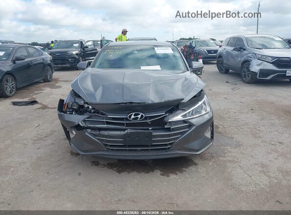 5NPD84LF4LH506357 2020 HYUNDAI ELANTRA Gray Widok zestawu wskaźników