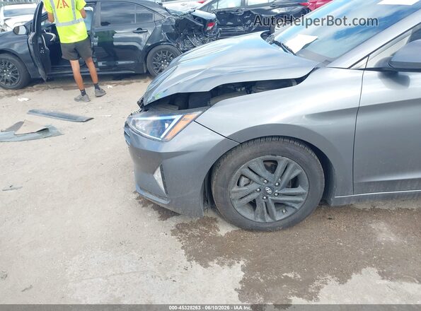 5NPD84LF4LH506357 2020 HYUNDAI ELANTRA Gray Widok z przodu