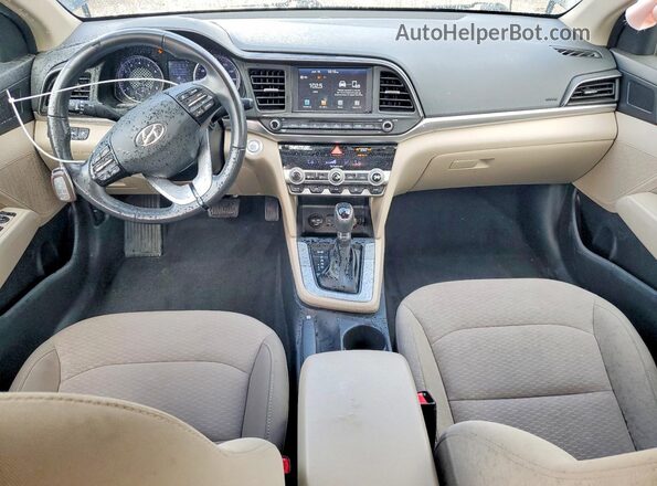 5NPD84LF4LH521232 2020 HYUNDAI ELANTRA Black Vista del salpicadero