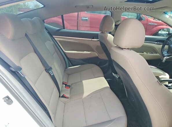 5NPD84LF4LH537009 2020 HYUNDAI ELANTRA Белый Вид задних сидений