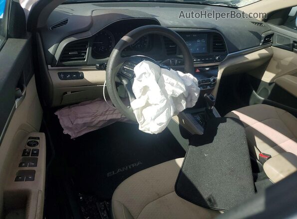 5NPD84LF4LH545143 2020 HYUNDAI ELANTRA White Vista del salpicadero