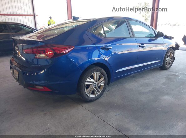 5NPD84LF4LH560161 2020 HYUNDAI ELANTRA Blue Հետևի աջ