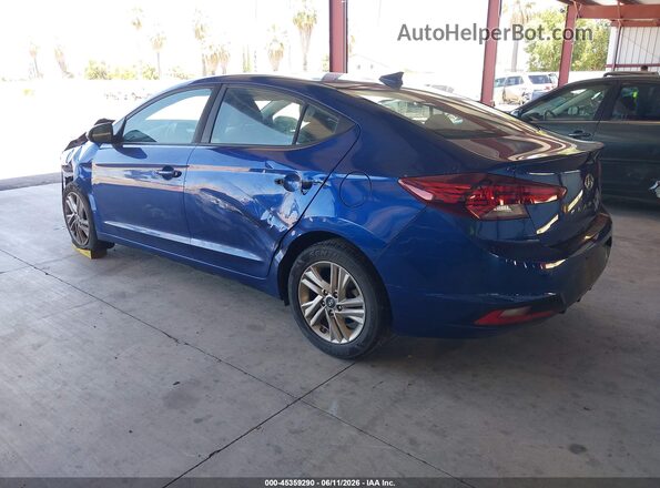 5NPD84LF4LH560161 2020 HYUNDAI ELANTRA Blue Հետևի ձախ