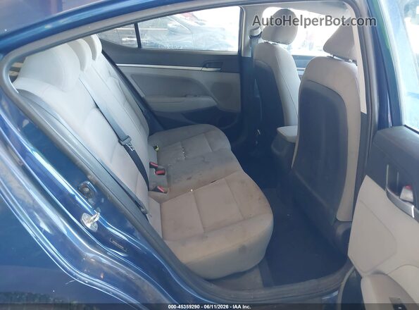 5NPD84LF4LH560161 2020 HYUNDAI ELANTRA Blue VIN կոդի պիտակի տեսք