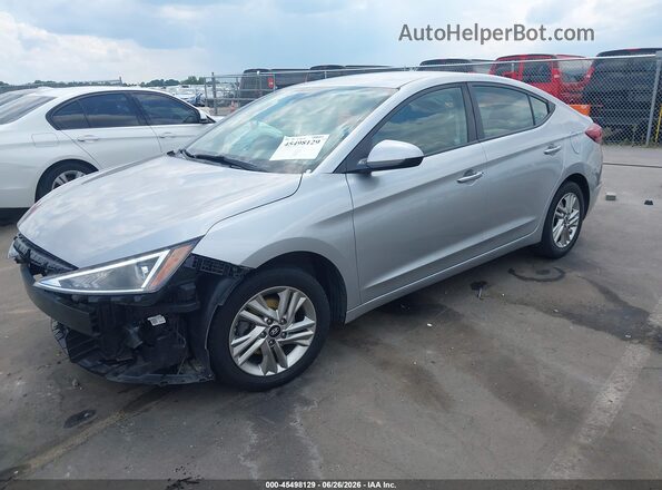 5NPD84LF4LH565490 2020 HYUNDAI ELANTRA Silver წინა მარცხენა ხედი სამი მეოთხედიდან