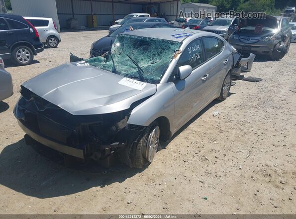 5NPD84LF4LH565554 2020 HYUNDAI ELANTRA Silver Առջևի ձախ երեք քառորդ տեսարան