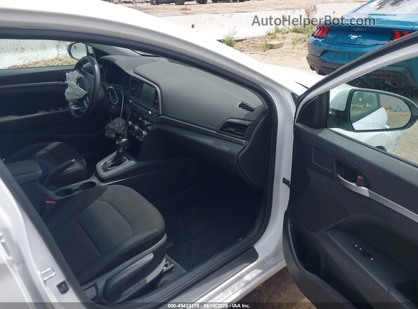 5NPD84LF4LH568356 2020 HYUNDAI ELANTRA White Widok wnętrza z przodu