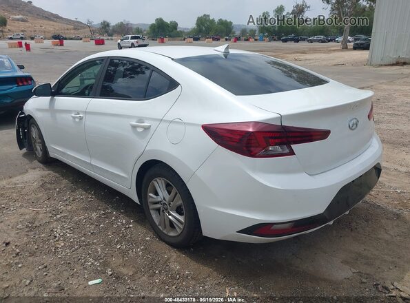 5NPD84LF4LH568356 2020 HYUNDAI ELANTRA White Tył lewy