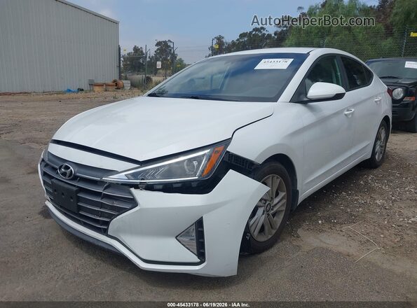 5NPD84LF4LH568356 2020 HYUNDAI ELANTRA White Przód lewy