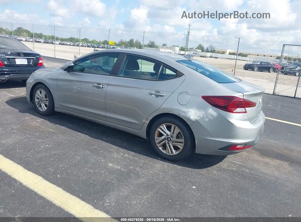 5NPD84LF4LH583391 2020 HYUNDAI ELANTRA Gray Rear left