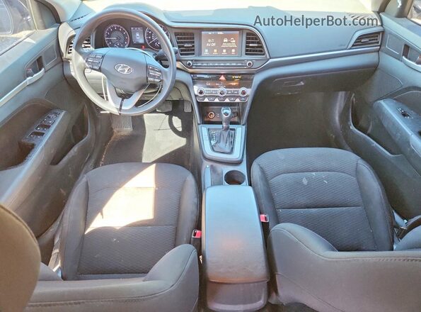 5NPD84LF4LH583617 2020 HYUNDAI ELANTRA Black Dashboard view