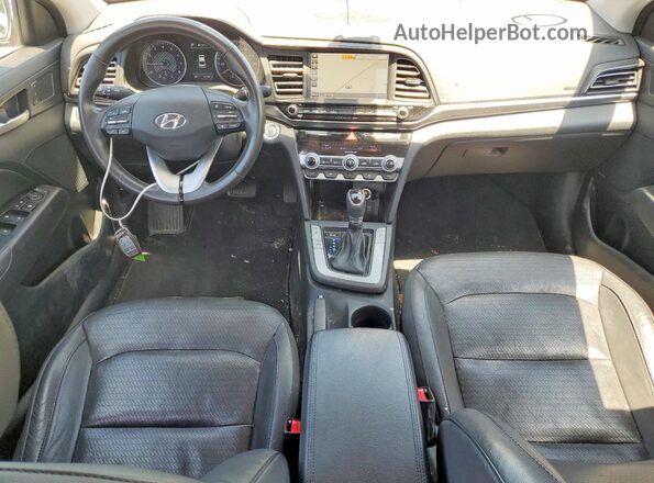 5NPD84LF4LH594696 2020 HYUNDAI ELANTRA Gray წინა პანელის ხედი