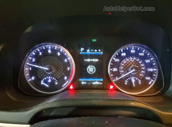 5NPD84LF4LH594696 2020 HYUNDAI ELANTRA Gray ხელსაწყოთა პანელის ხედი