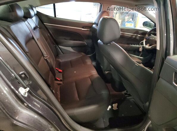 5NPD84LF4LH594696 2020 HYUNDAI ELANTRA Gray უკანა სავარძლების ხედი