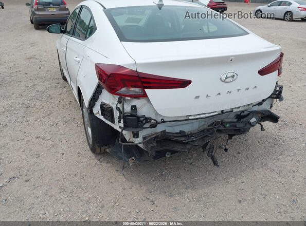 5NPD84LF4LH619337 2020 HYUNDAI ELANTRA Белый Вид спереди