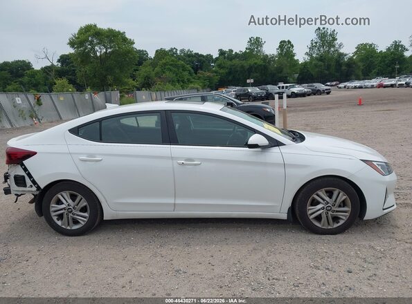 5NPD84LF4LH619337 2020 HYUNDAI ELANTRA Белый Вид задней части салона