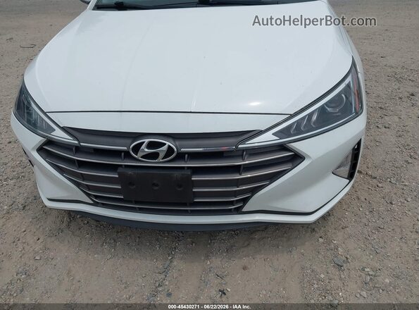 5NPD84LF4LH619337 2020 HYUNDAI ELANTRA Белый Вид щитка приборов