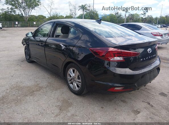 5NPD84LF4LH629589 2020 HYUNDAI ELANTRA Black Tył lewy