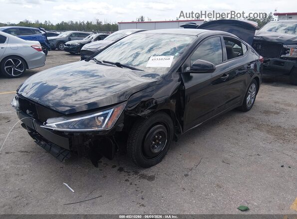 5NPD84LF4LH629589 2020 HYUNDAI ELANTRA Black Przód lewy