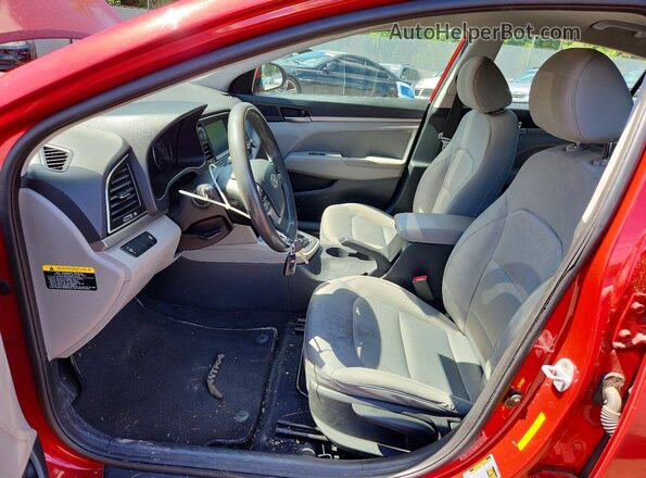 5NPD84LF5HH003301 2017 HYUNDAI ELANTRA Red Vista interior delantera