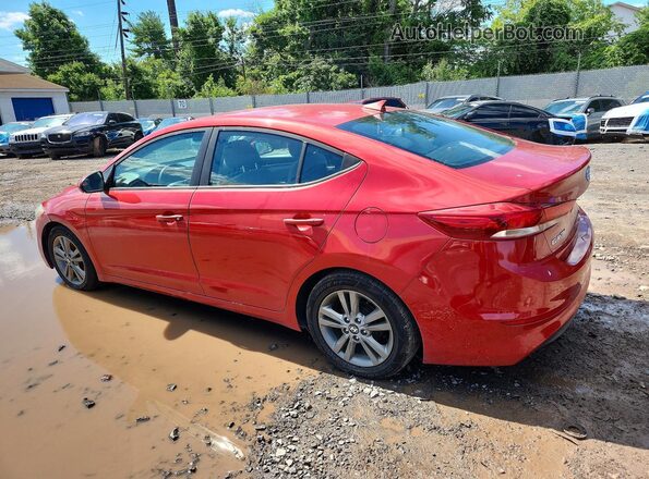 5NPD84LF5HH003301 2017 HYUNDAI ELANTRA Red Trasero izquierdo