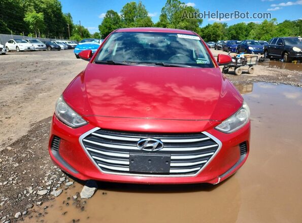 5NPD84LF5HH003301 2017 HYUNDAI ELANTRA Red Vista frontal