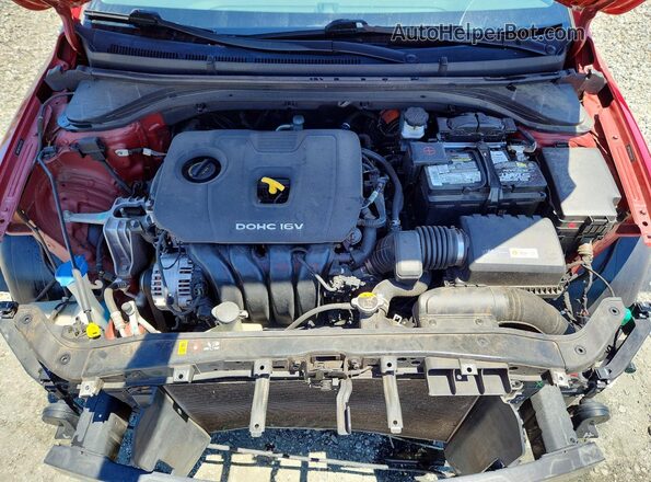 5NPD84LF5HH037125 2017 HYUNDAI ELANTRA Красный Вид задней части салона