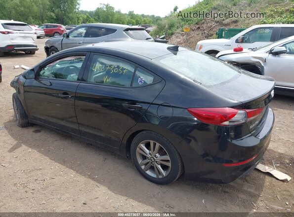 5NPD84LF5HH051218 2017 HYUNDAI ELANTRA Black უკანა მარცხენა