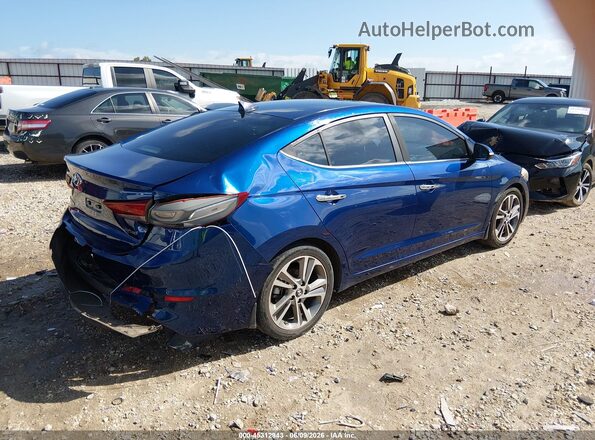 5NPD84LF5HH059772 2017 HYUNDAI ELANTRA Blue Հետևի աջ