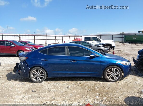 5NPD84LF5HH059772 2017 HYUNDAI ELANTRA Blue Սալոնի հետևի տեսք