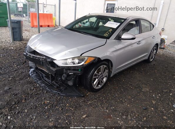 5NPD84LF5HH075356 2017 HYUNDAI ELANTRA Silver Przód lewy