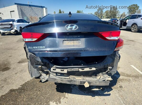 5NPD84LF5HH103852 2017 HYUNDAI ELANTRA Черный Вид сзади