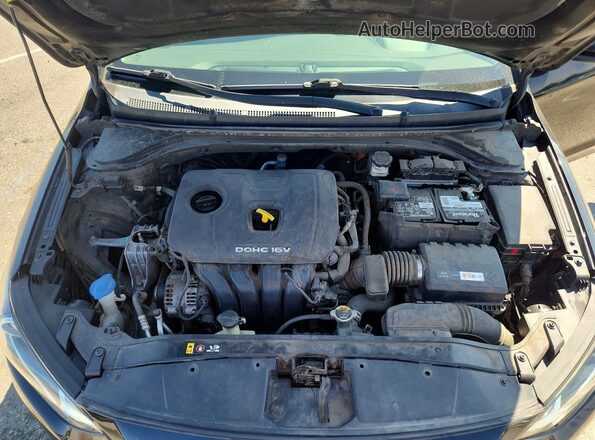 5NPD84LF5HH103852 2017 HYUNDAI ELANTRA Черный Вид задней части салона