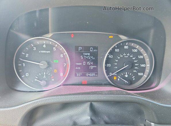 5NPD84LF5HH103852 2017 HYUNDAI ELANTRA Черный Вид щитка приборов