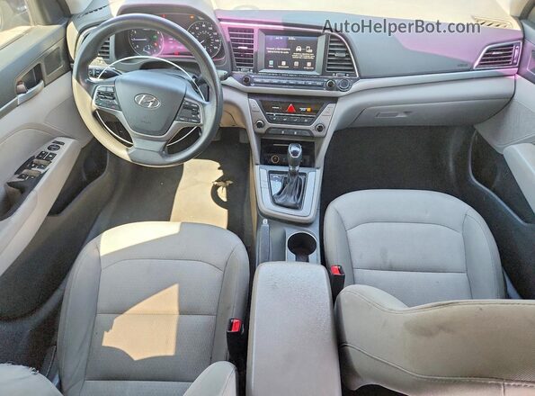 5NPD84LF5HH103852 2017 HYUNDAI ELANTRA Черный Вид панели приборов