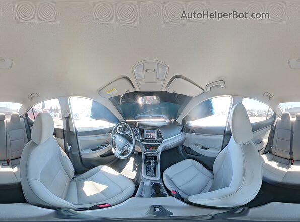 5NPD84LF5HH103852 2017 HYUNDAI ELANTRA Черный Панорамный вид салона 360°